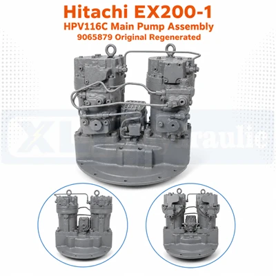 Hitachi EX200‑1 HPV116C ชุดปั๊มหลัก 9065879 สร้างใหม่ดั้งเดิม
